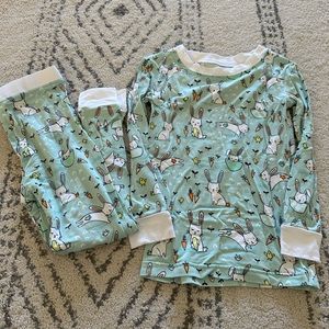 Little Sleepies bamboo bunny pajama set